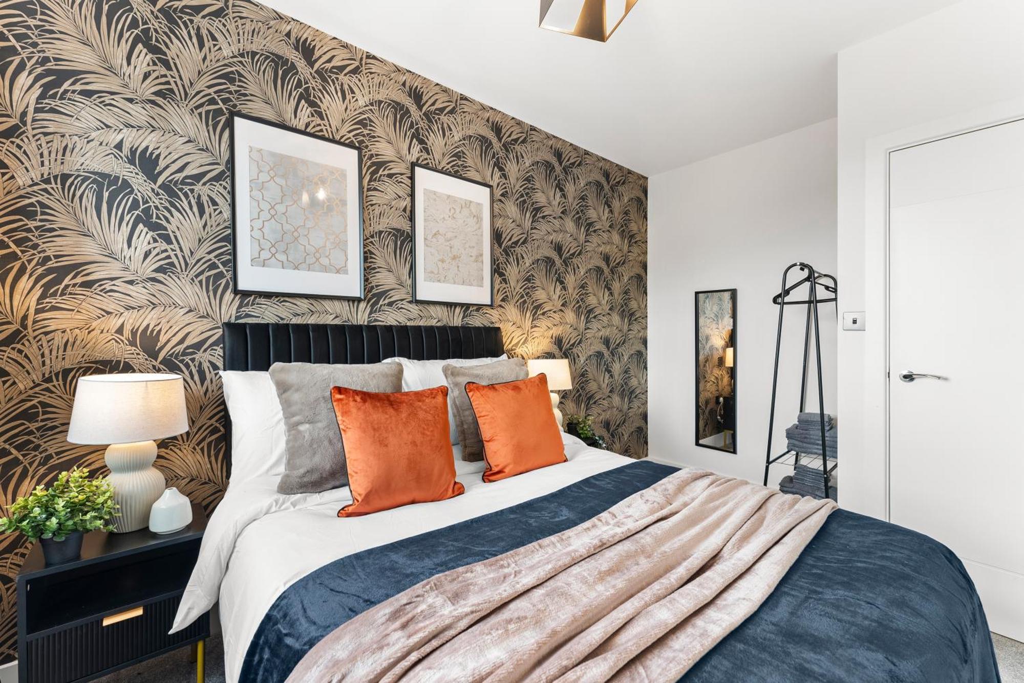 Stylish Two-Bedroom Flat In NWI Buitenkant foto